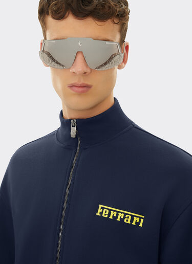 Ferrari Sweatshirt mit Reißverschluss und Ferrari-Logo Navy 48489f