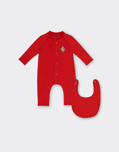 Ferrari Newborn set with Prancing Horse detail Rosso Corsa 48536fB