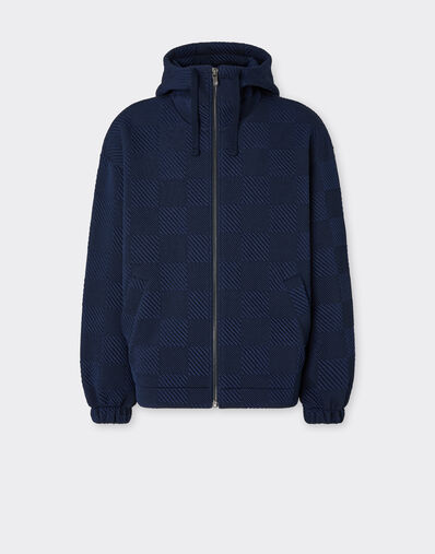 Ferrari Bomber jacket in 3D-effect jersey Navy 51035f