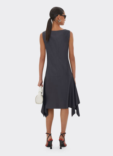 Ferrari Midi dress in nappa leather Navy 21783f