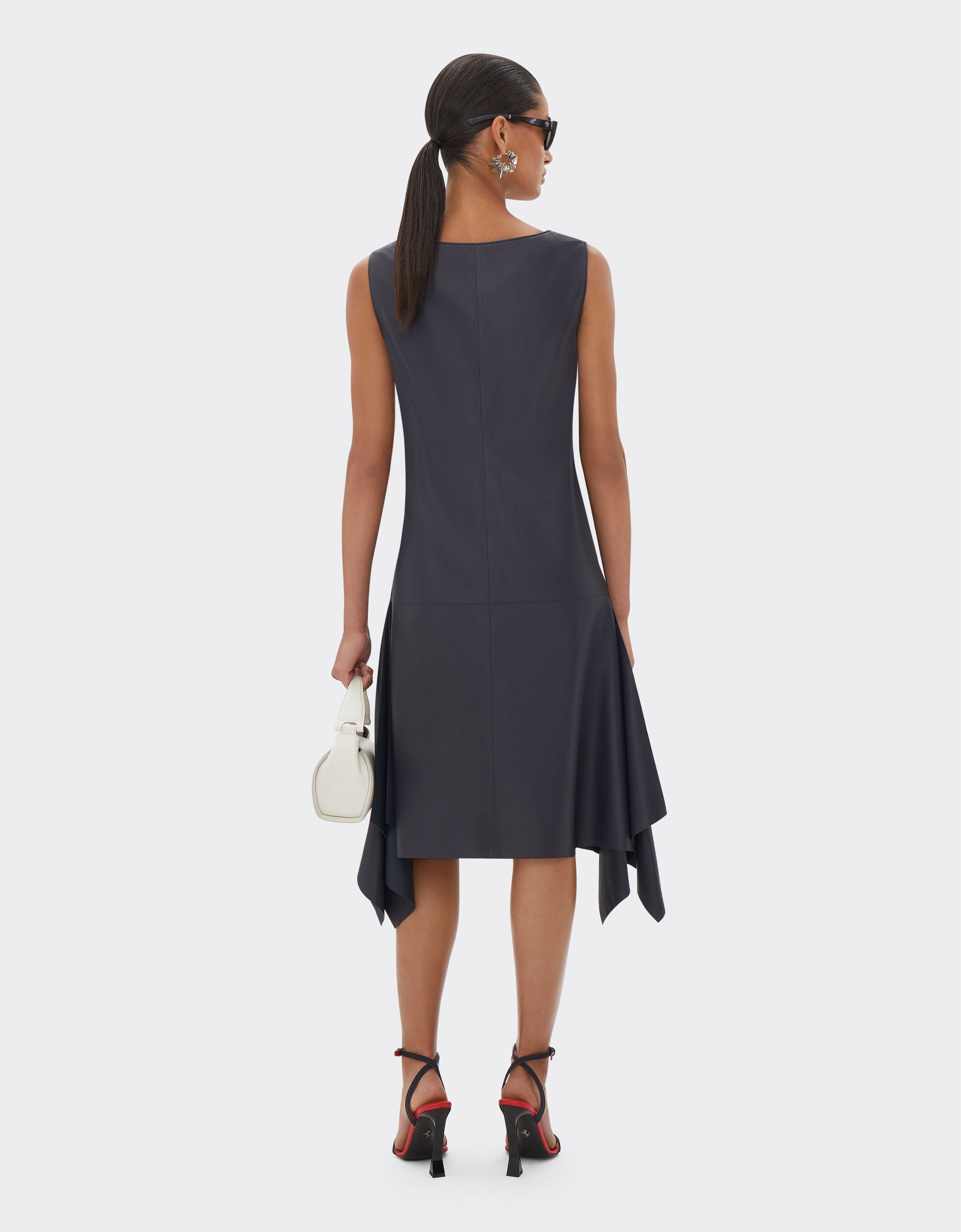 Ferrari Midi dress in nappa leather Navy 21783f