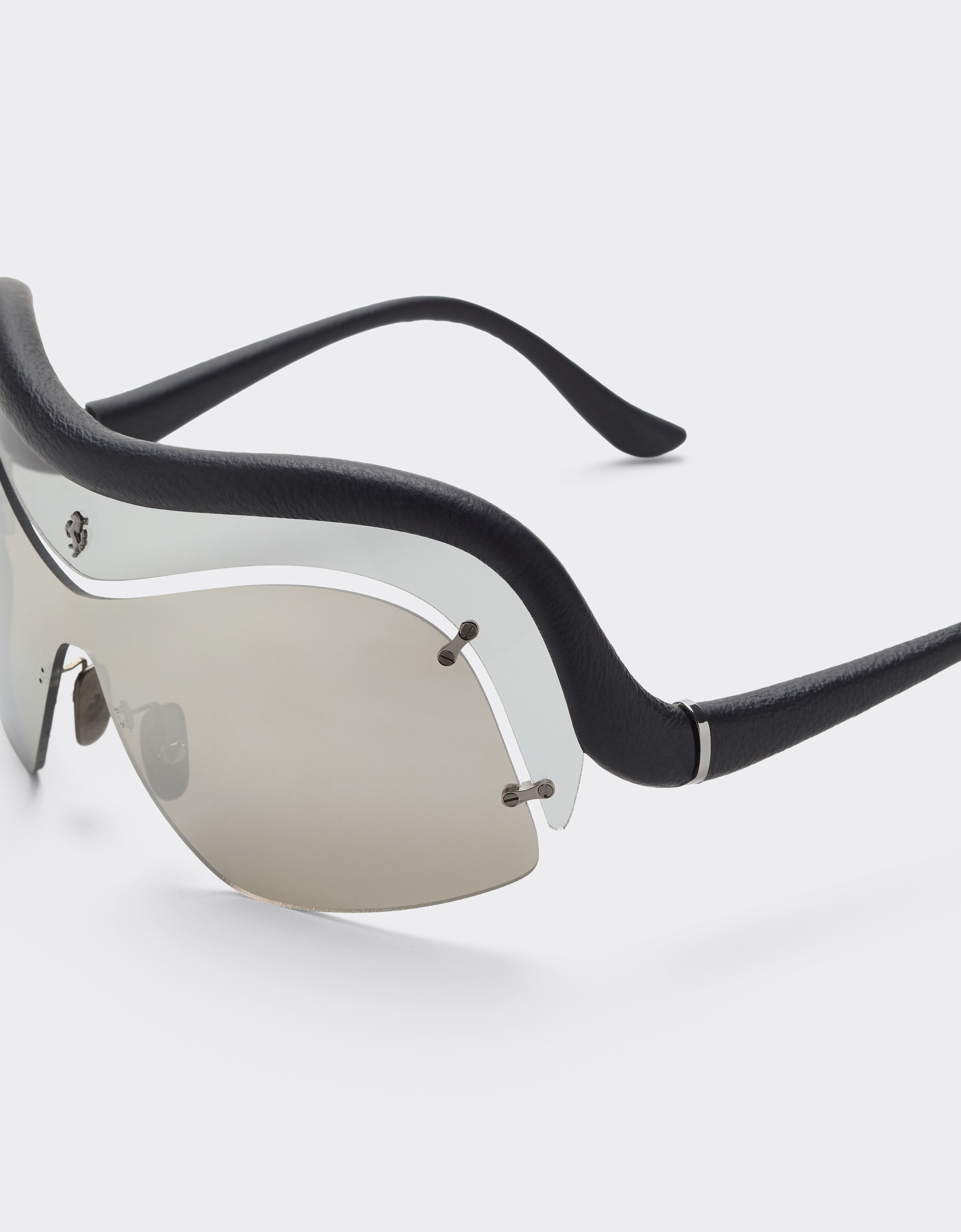 Ferrari Gafas de sol Ferrari Edición Limitada de inyectado y cuero con cristales  espejadosgrises y plateados Negro LA0F7f
