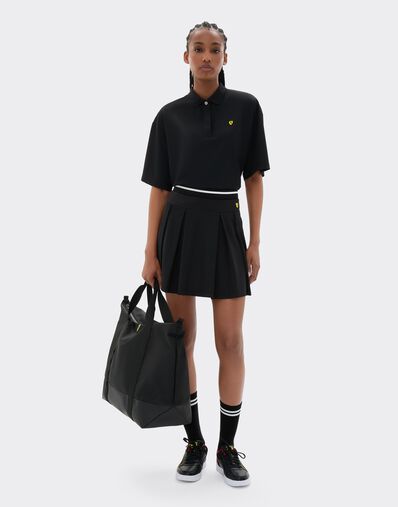  Technical piqué mini skirt Nero SJWSK0003JCO0023f