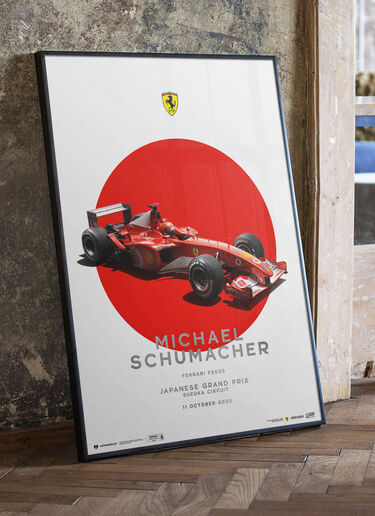 Poster ufficiale Ferrari F2002 Michael Schumacher GP Suzuka Ferrari Poster ufficiale Ferrari F2002 Michael Schumacher GP Suzuka Multicolore LE0P2793EXT0001f