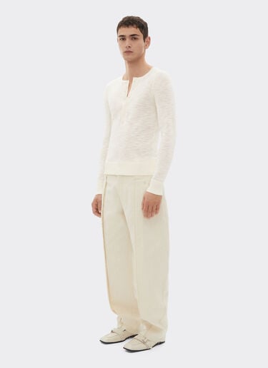 Polo en soie Ferrari Polo en soie Avorio 51128f