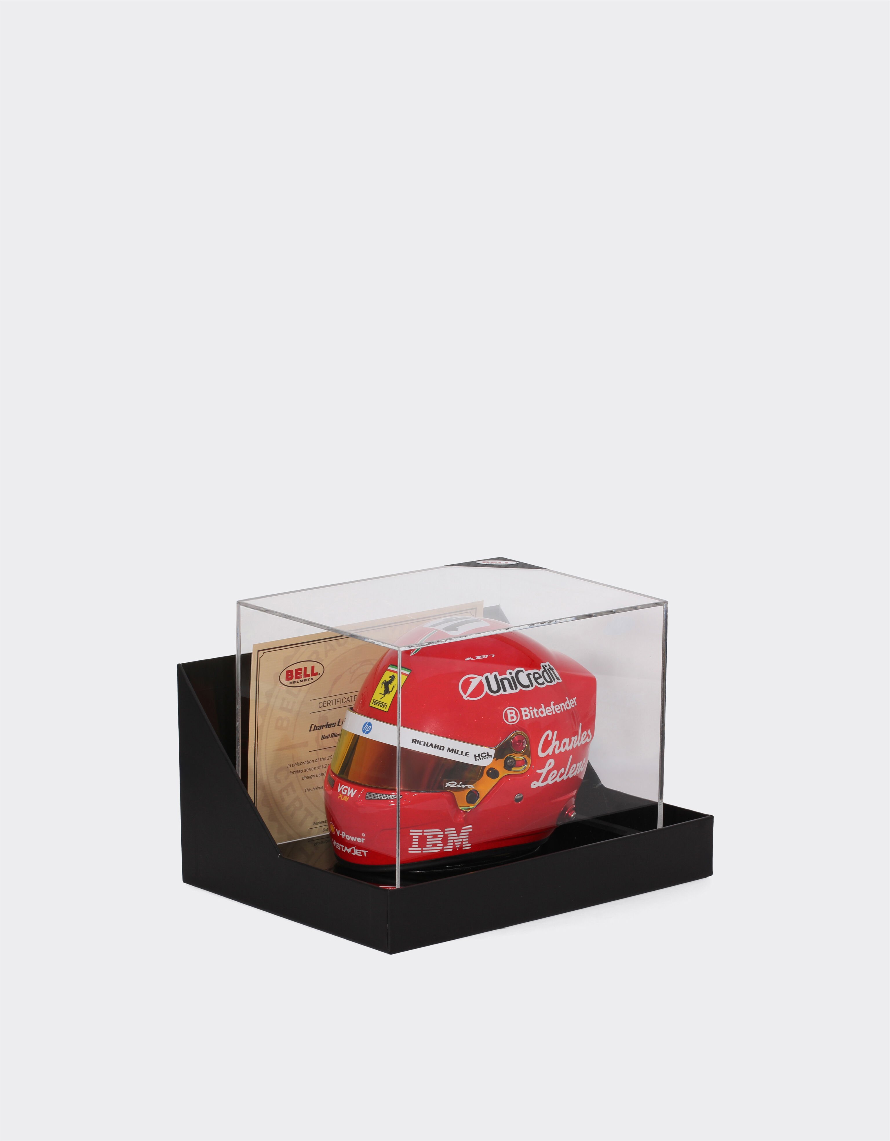 Ferrari Leclerc Monza mini helmet in 1:2 scale - 2025 Special Edition MULTICOLORE LA07Vf