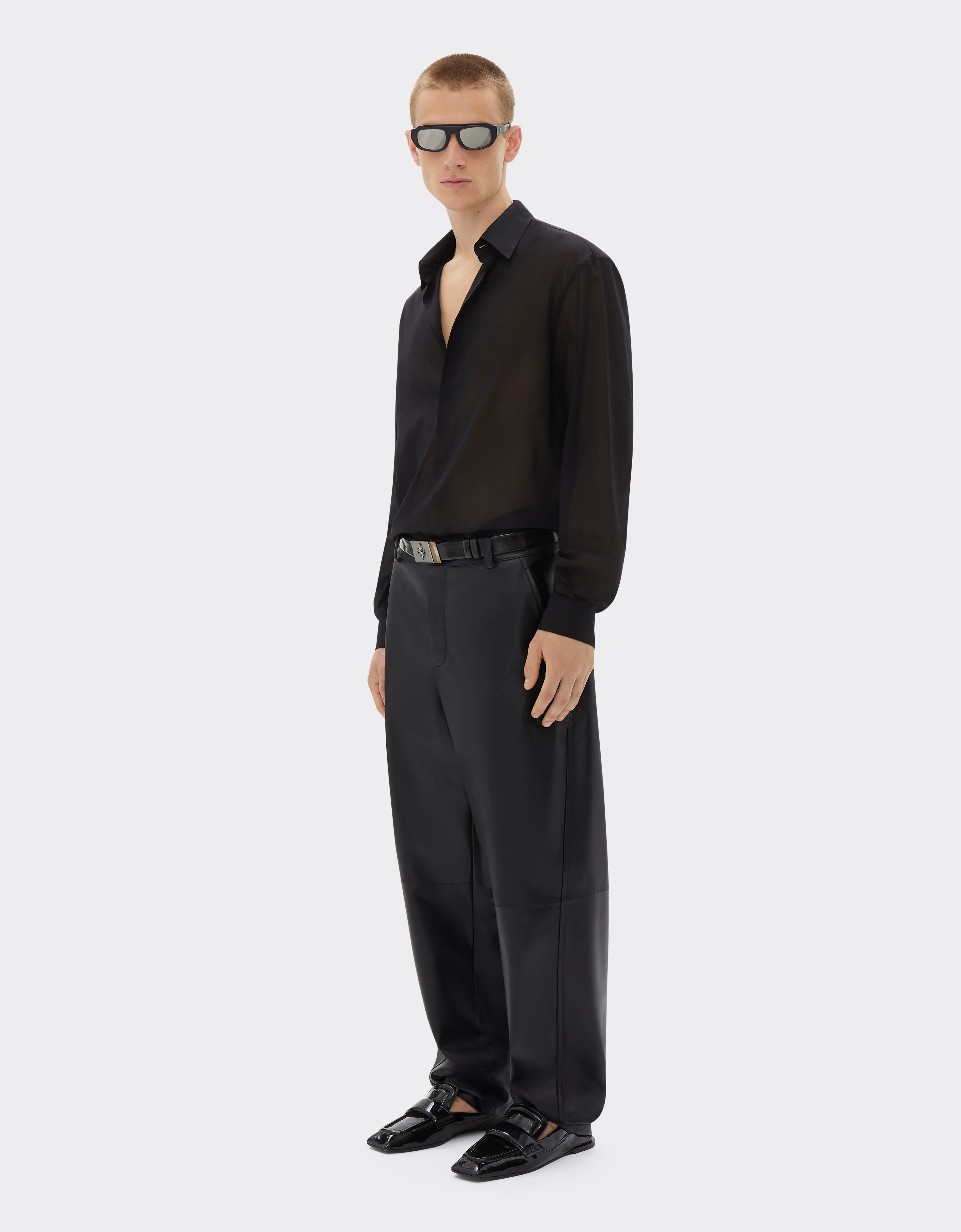 Ferrari Trousers in nappa leather Black 21642f
