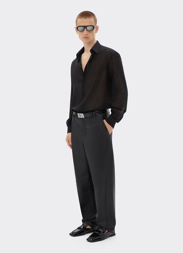 Ferrari Shirt in voile Black 21624f