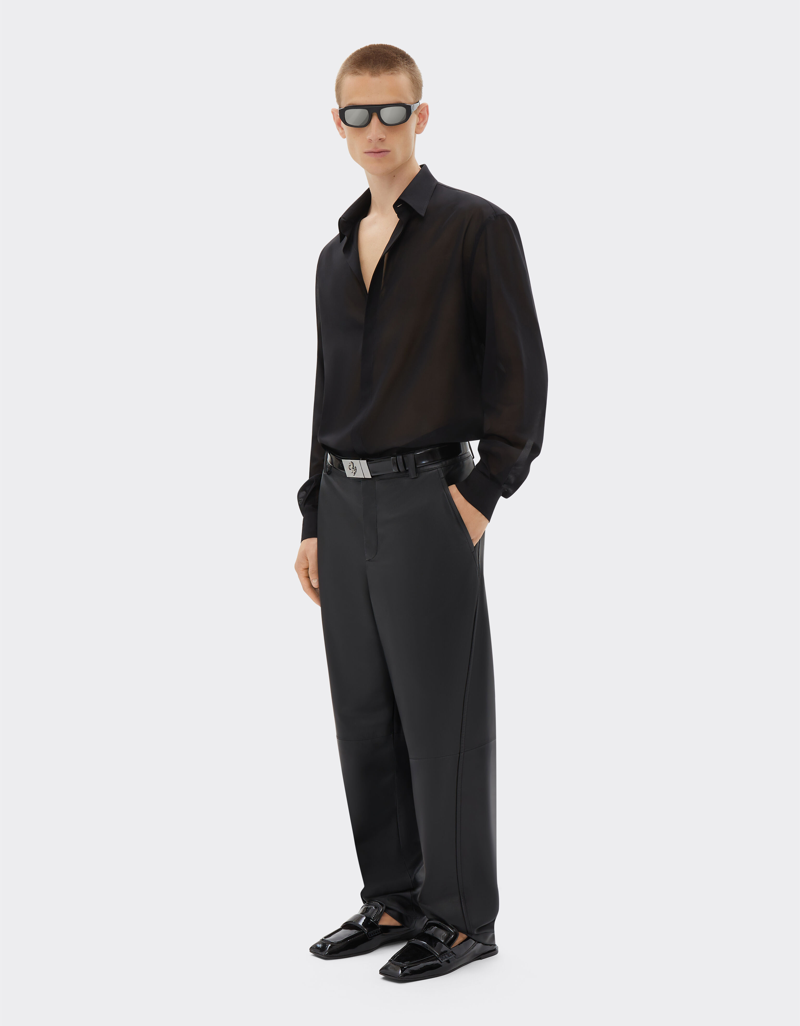Ferrari Shirt in voile Black 21624f