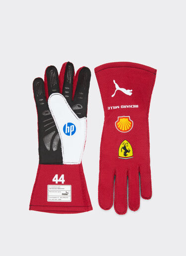 Lewis Hamilton Puma racing gloves for Scuderia Ferrari Ferrari Lewis Hamilton Puma racing gloves for Scuderia Ferrari Red LA08Rf