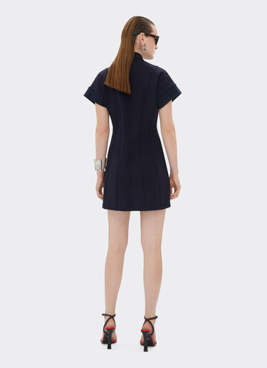 Ferrari Poloshirt-Kleid aus Jersey mit Milano-Naht Navy 21806f