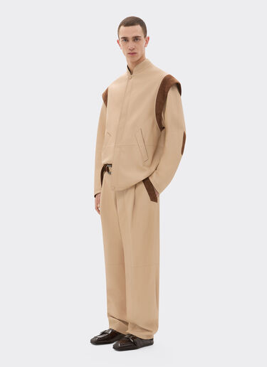 Ferrari Jacket in semi-matte nappa leather Chalk 22498f