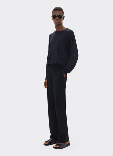 Ferrari Chinos in recycled cotton-blend twill Navy 22233f