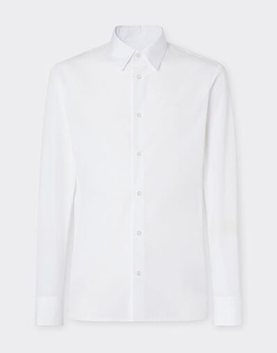 Ferrari Camisa de popelina con logo Ferrari bordado Blanco óptico 22696f