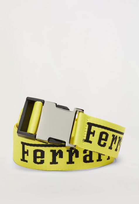 Ferrari Gürtel aus Textilband mit Ferrari-Logo Schwarz 47110f