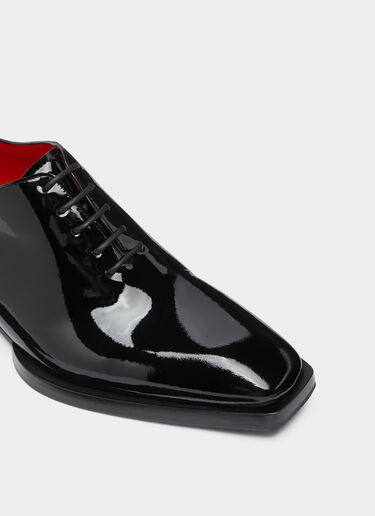 Ferrari Oxford shoe in coated leather Black 22011f