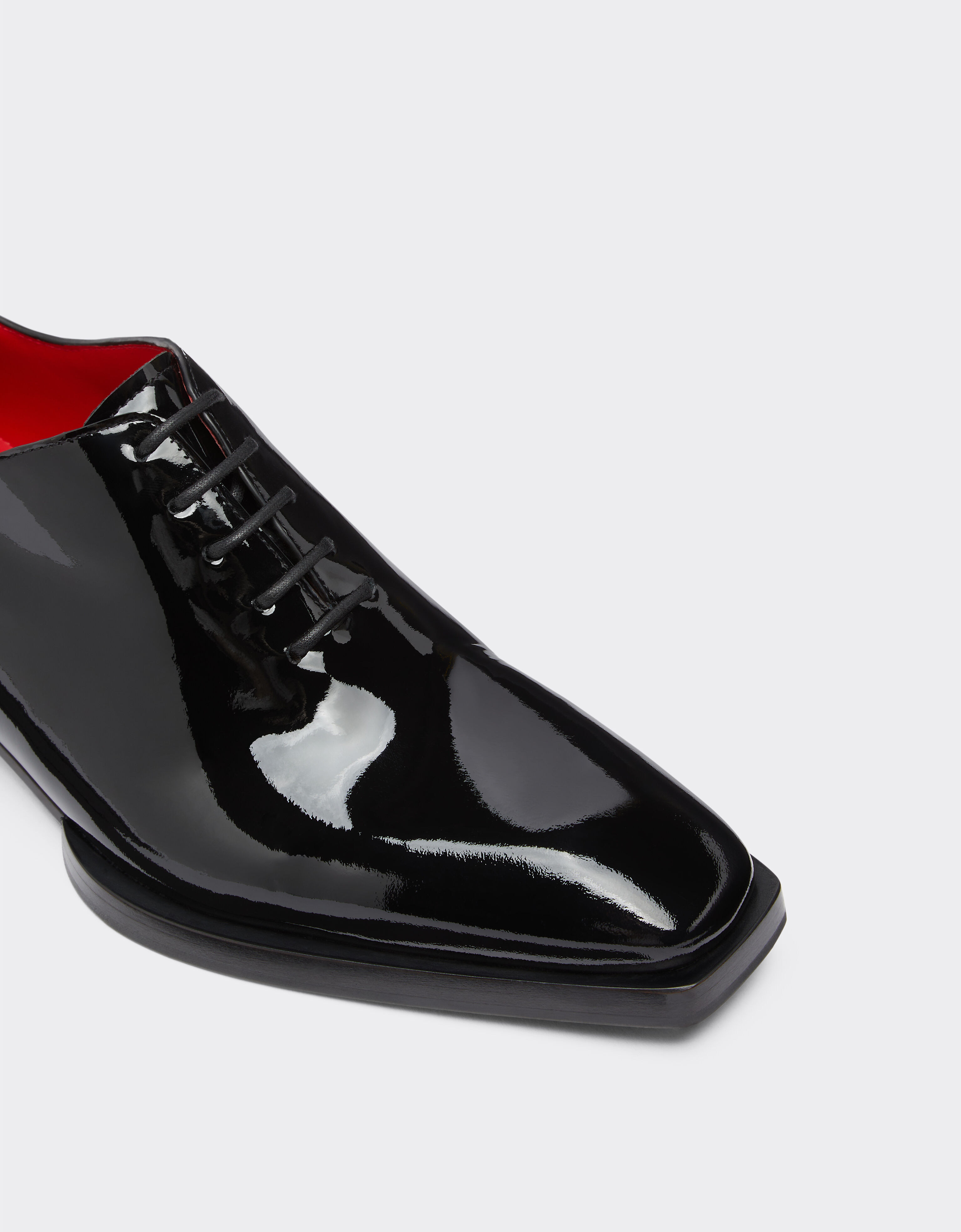 Ferrari Oxford shoe in coated leather Black 22011f