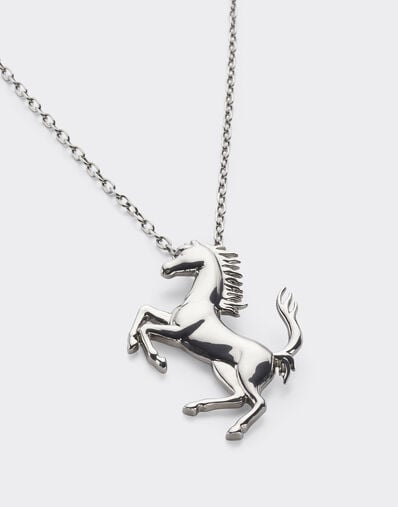 Ferrari Necklace with Prancing Horse Charcoal 20010f
