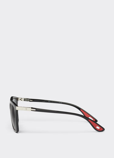 Ferrari Ray-Ban for Scuderia Ferrari 0RB4433M black sunglasses with dark green lenses Black F1259f