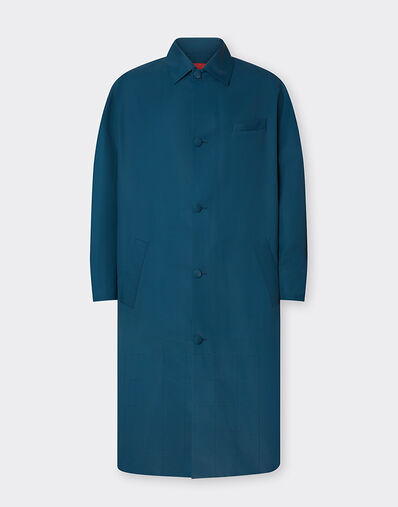 Ferrari Coat in iridescent nylon twill Peacock 22437f