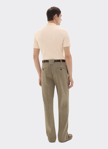 Ferrari Cotton pique polo shirt with Ferrari logo Powder Pink 50103f