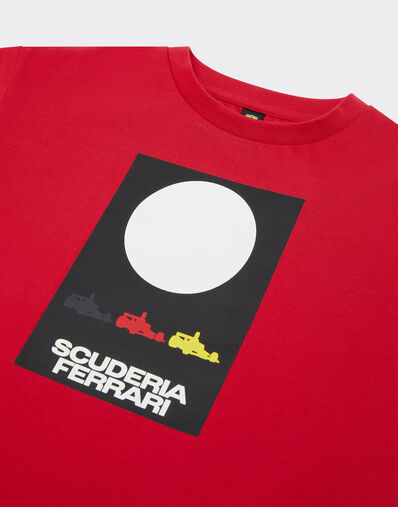  T-shirt with Scuderia Ferrari graphic kids Rosso SJBTH0059JCO0021f