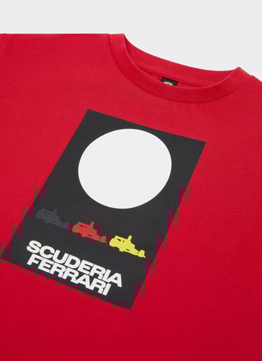  T-shirt con grafica Scuderia Ferrari Rosso SJBTH0059JCO0021f