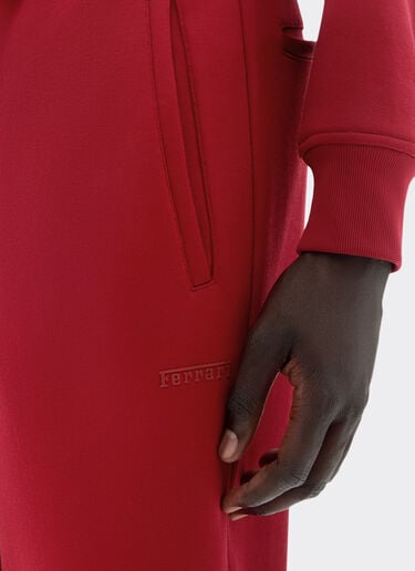 Technical jersey fleece pants Ferrari Technical jersey fleece pants Maison Red 50811f