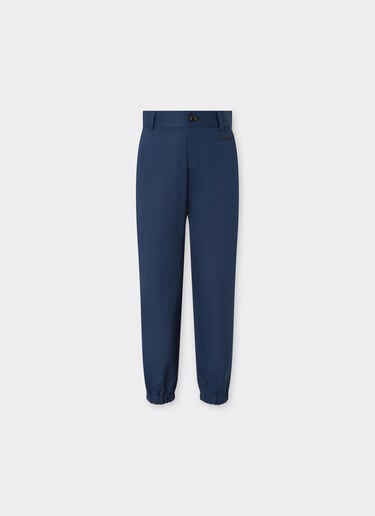 Pantalón de gabardina de algodón Ferrari Pantalón de gabardina de algodón Navy 22335fK