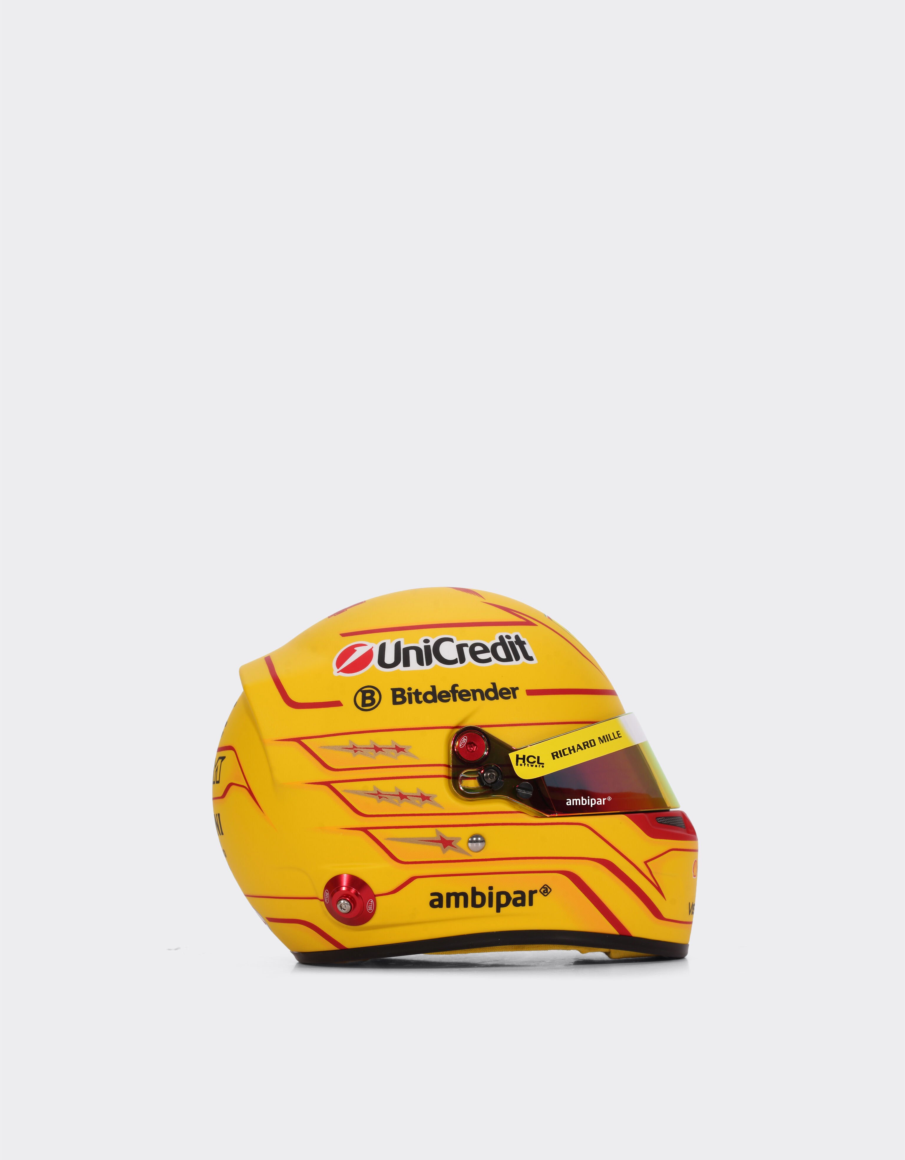 Ferrari 2025 Lewis Hamilton mini helmet in 1:2 scale MULTICOLOUR LA07Pf