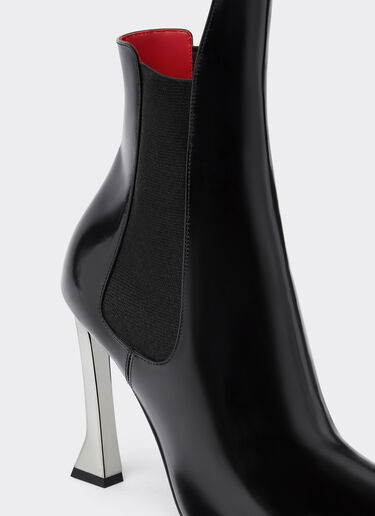 Ferrari 磨面皮革踝靴 黑色 20499f