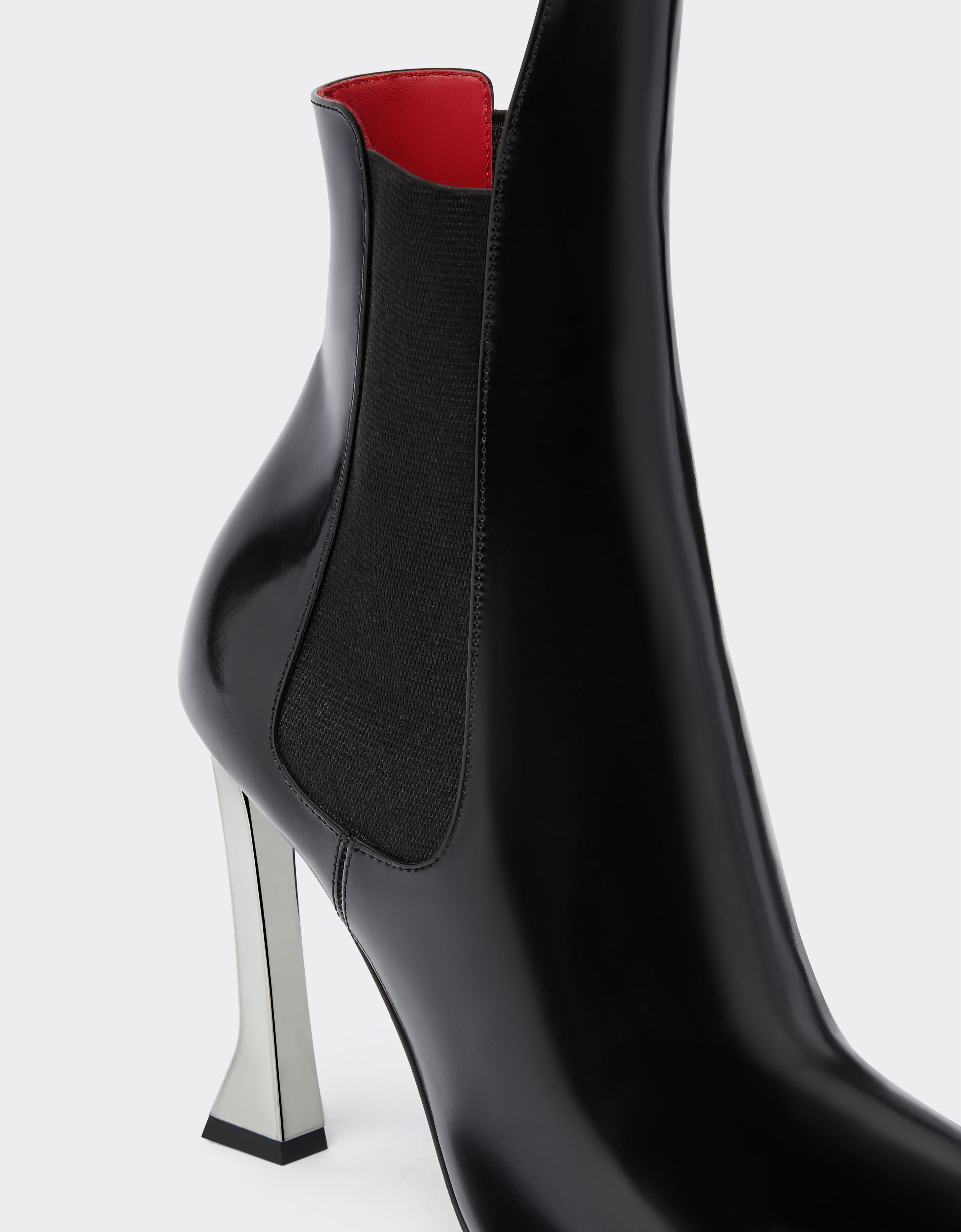 Ferrari 磨面皮革踝靴 黑色 20499f
