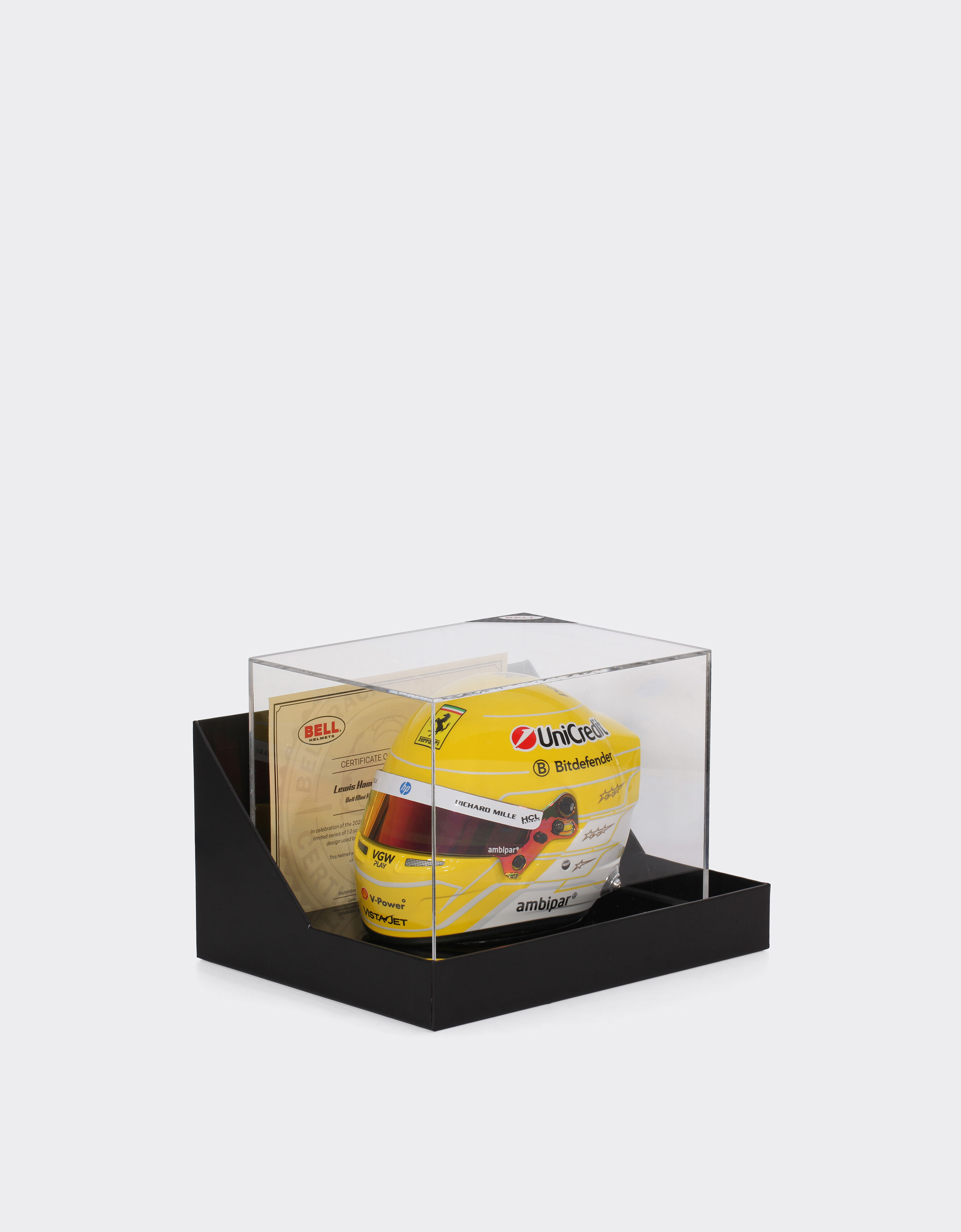 Ferrari Hamilton Monza mini helmet in 1:2 scale - 2025 Special Edition MULTICOLORE LA07Qf