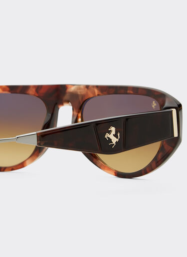 Ferrari Ferrari sunglasses in Havana acetate with polarised brown gradient lenses Beige F1549f