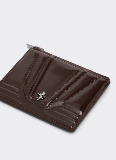 Ferrari Ferrari GT glossy leather six-compartment card holder Espresso 49215f