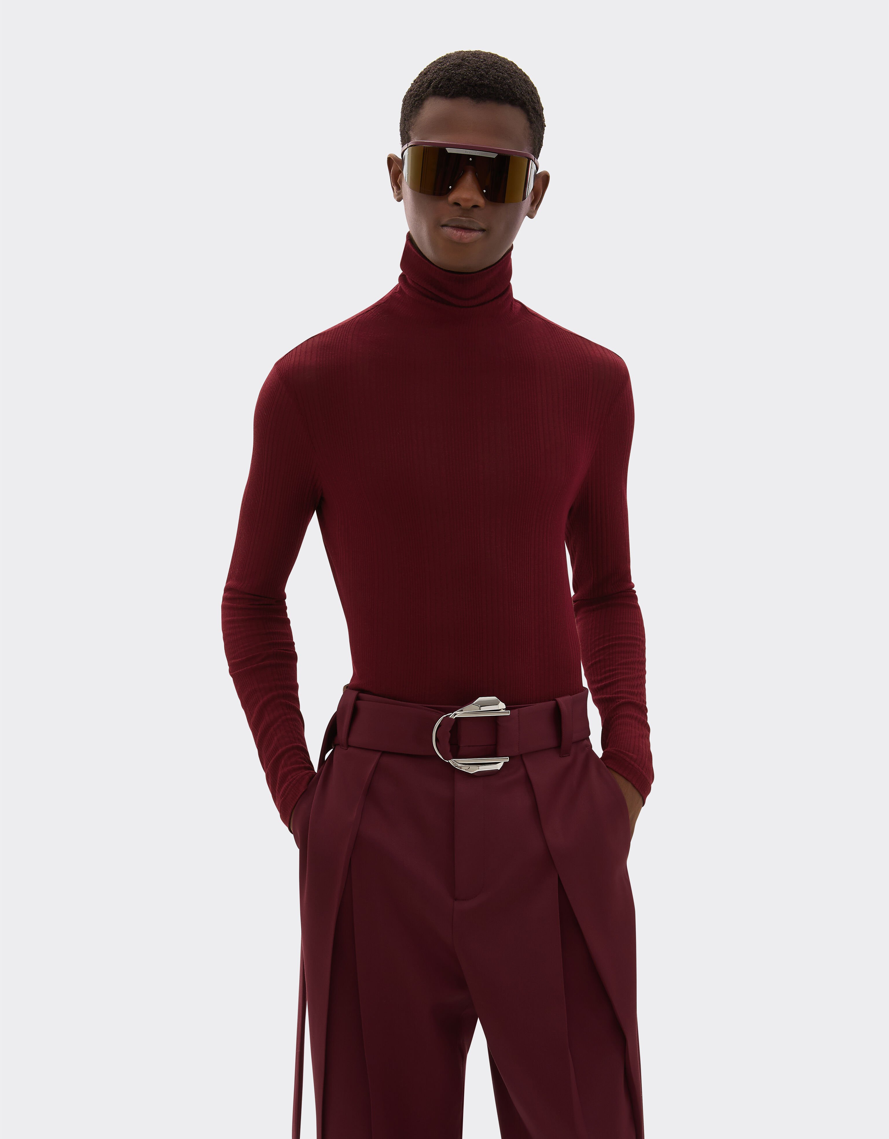 Ferrari High-neck jersey top Cherry 49888f