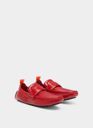 Ferrari Driver-Schuh aus Nappaleder Rosso Dino 21454f