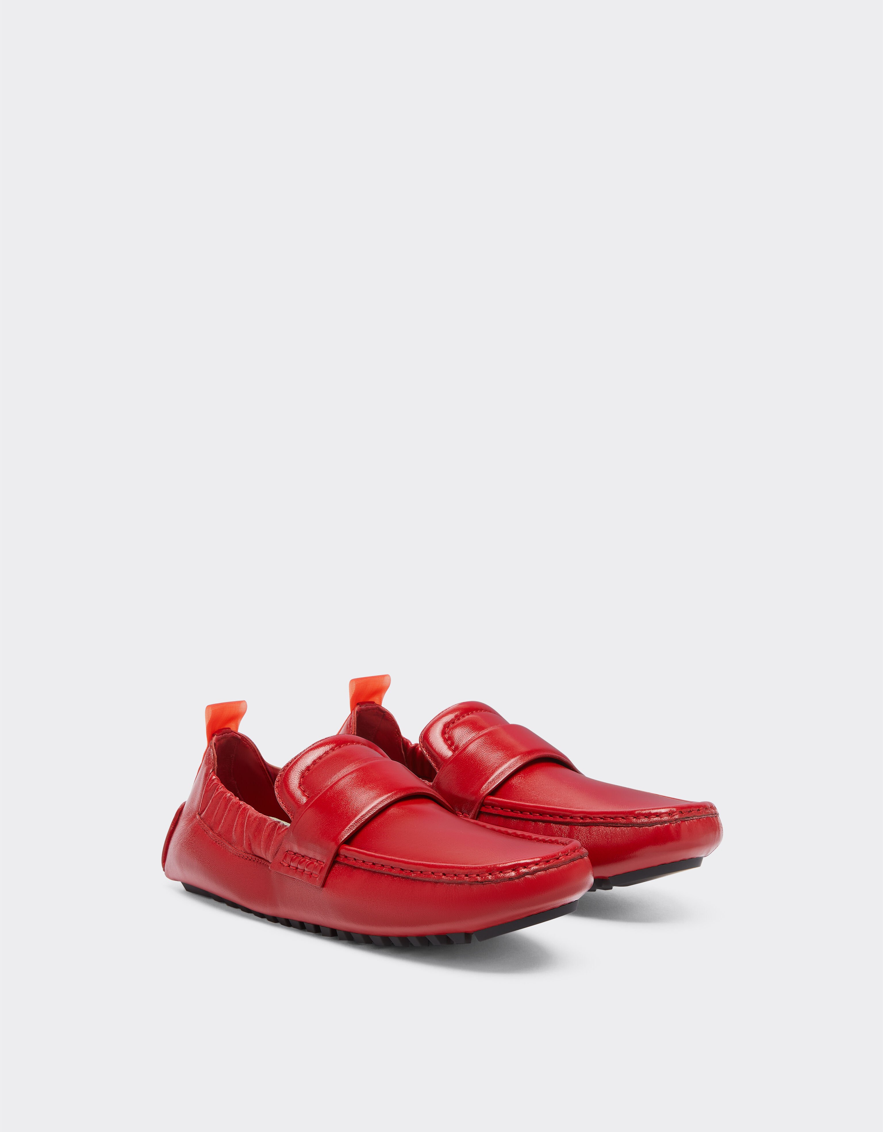 Ferrari Driver-Schuh aus Nappaleder Rosso Dino 21454f