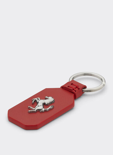 Ferrari Porte-clés en cuir avec Cheval cabré Rosso Corsa 47156f