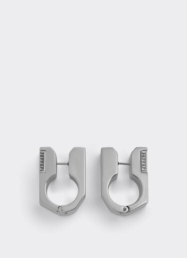 Pendientes de metal texturizado Ferrari Pendientes de metal texturizado Cromo Lucido 51342f