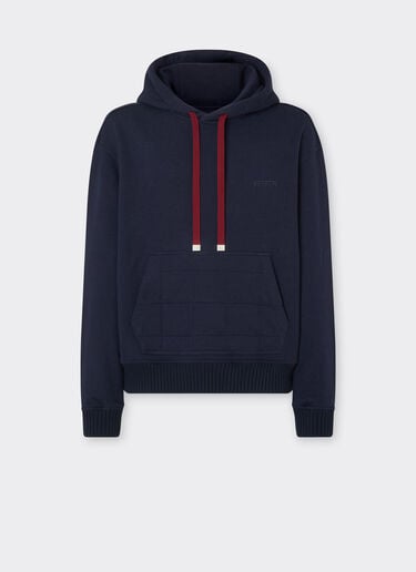 Cotton and cashmere hoodie Ferrari Cotton and cashmere hoodie Ultramarine 49940f