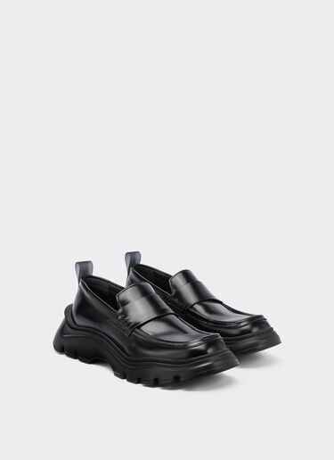 Ferrari Loafers in brushed leather Black 20410f