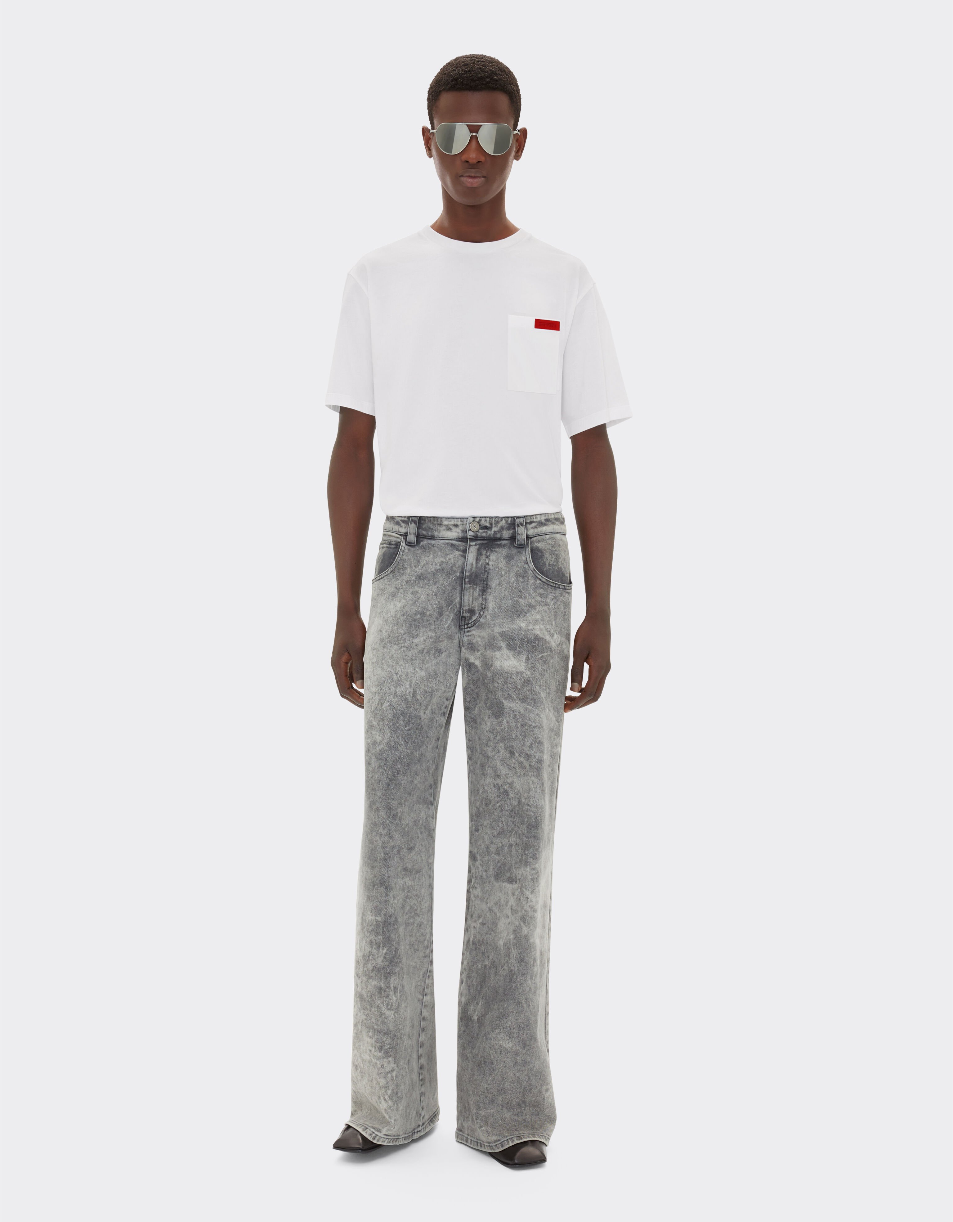 Ferrari Camiseta de algodón con bolsillo Blanco óptico 22045f