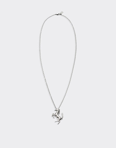 Ferrari Necklace with Prancing Horse Charcoal 20010f
