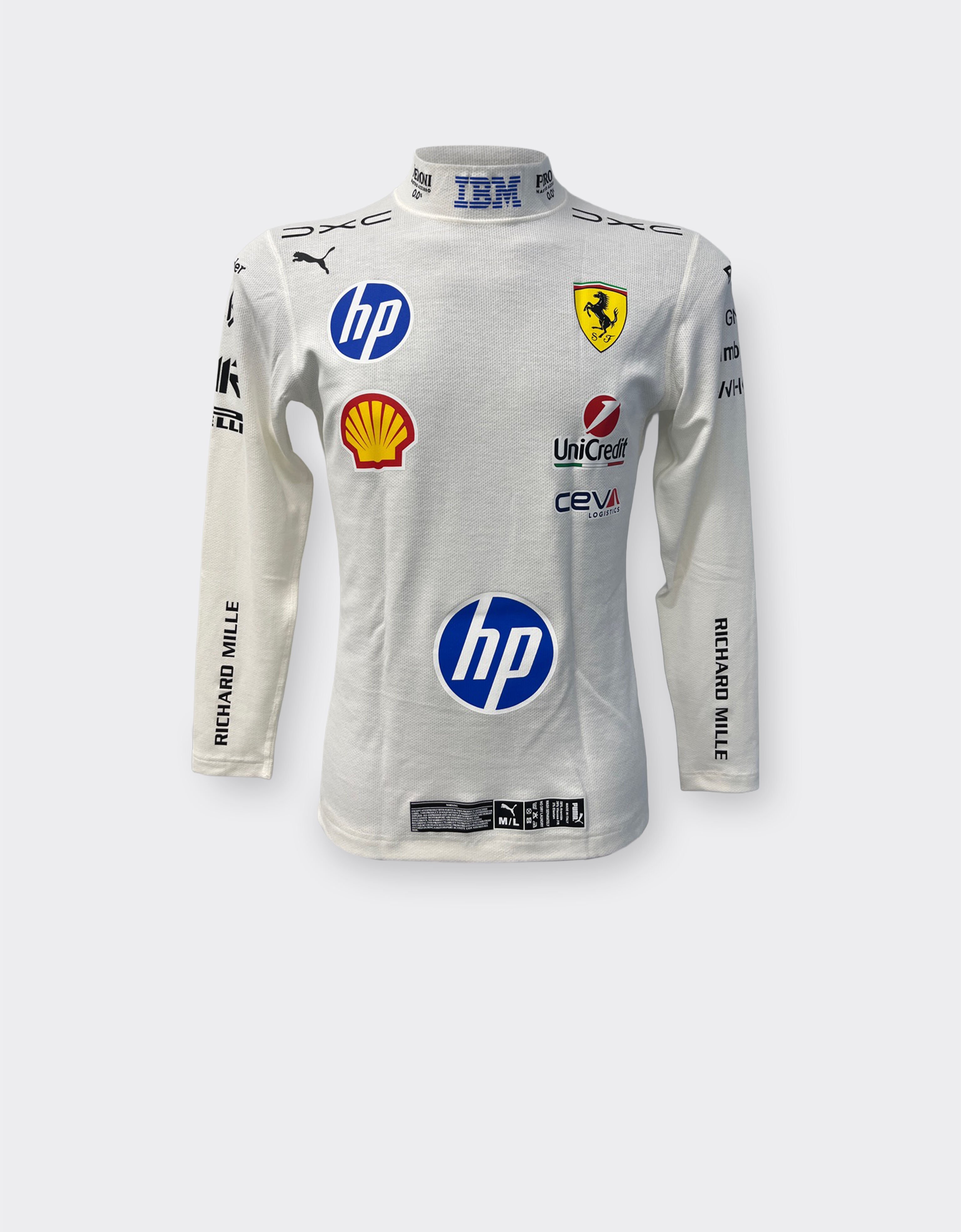 Ferrari Hamilton Replica Racing Under-Suit for the 2026 Monza Grand Prix Ferrari Ferrari Hamilton Replica Racing Under-Suit for the 2026 Monza Grand Prix Bianco LJ0TH1090EXT0001f