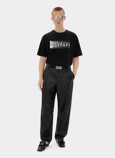 Ferrari T-shirt with Ferrari logo graphic Black 21969f