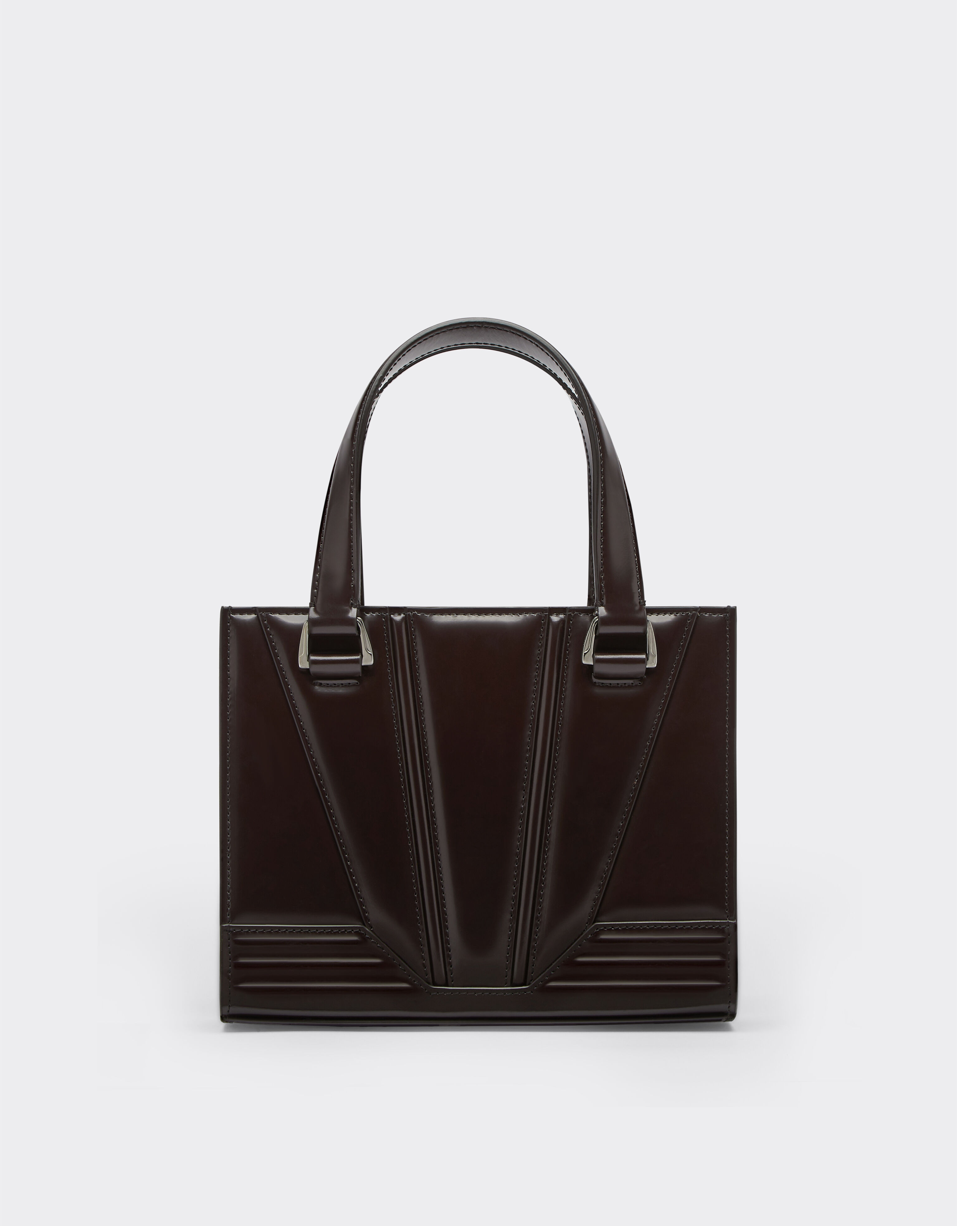 ${brand} Ferrari GT mini tote bag in brushed leather ${colorDescription} ${masterID}