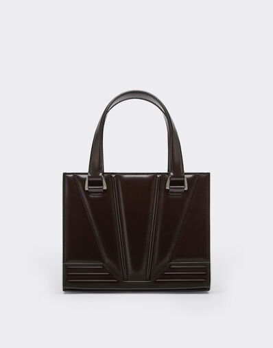 Ferrari Ferrari GT mini tote bag in brushed leather Black 21683f