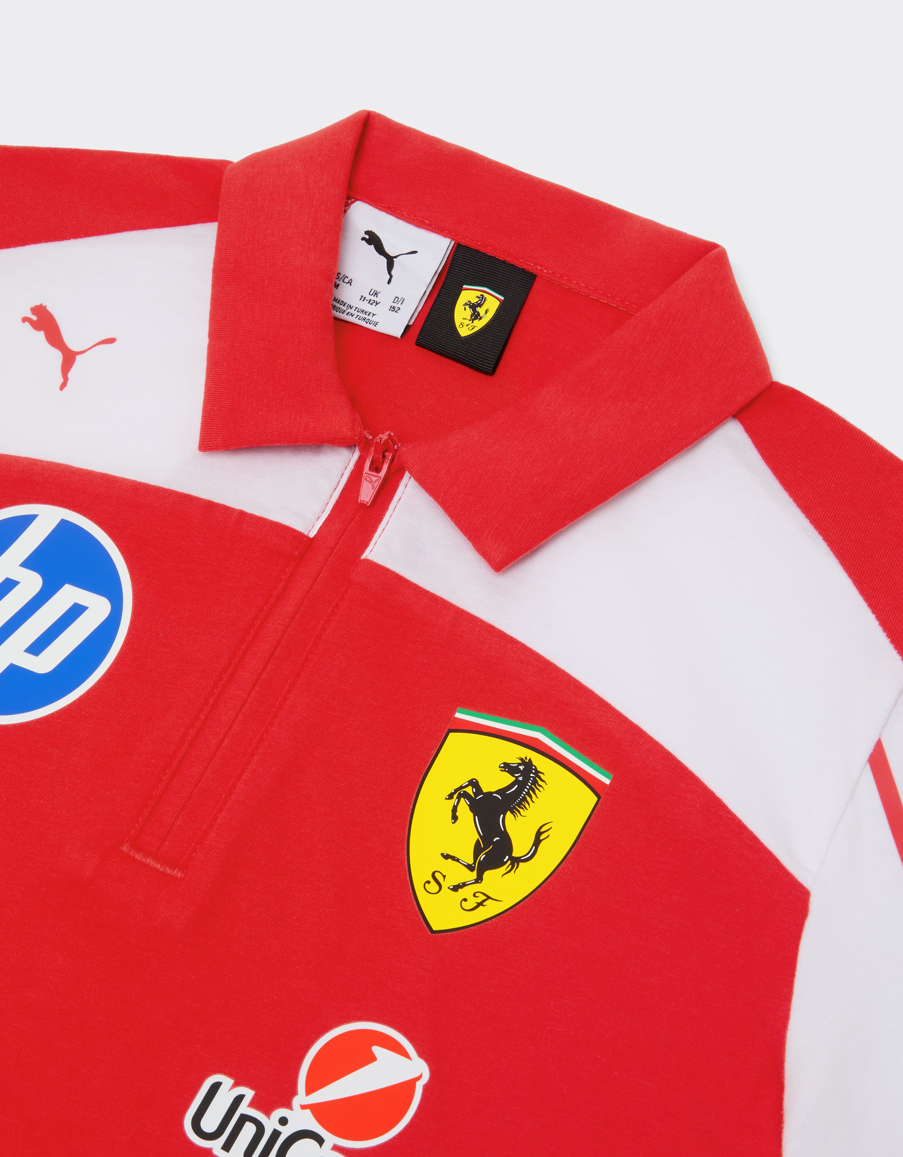 Ferrari Replica 2026 Puma for Scuderia Ferrari HP children's polo shirt Red LA0H5fK