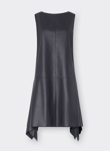 Ferrari Midi dress in nappa leather Navy 21783f